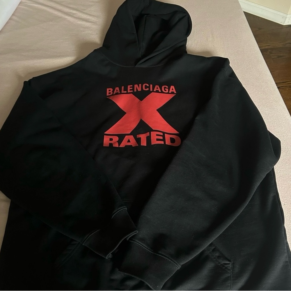 Balenciaga X Rated hoodie size L